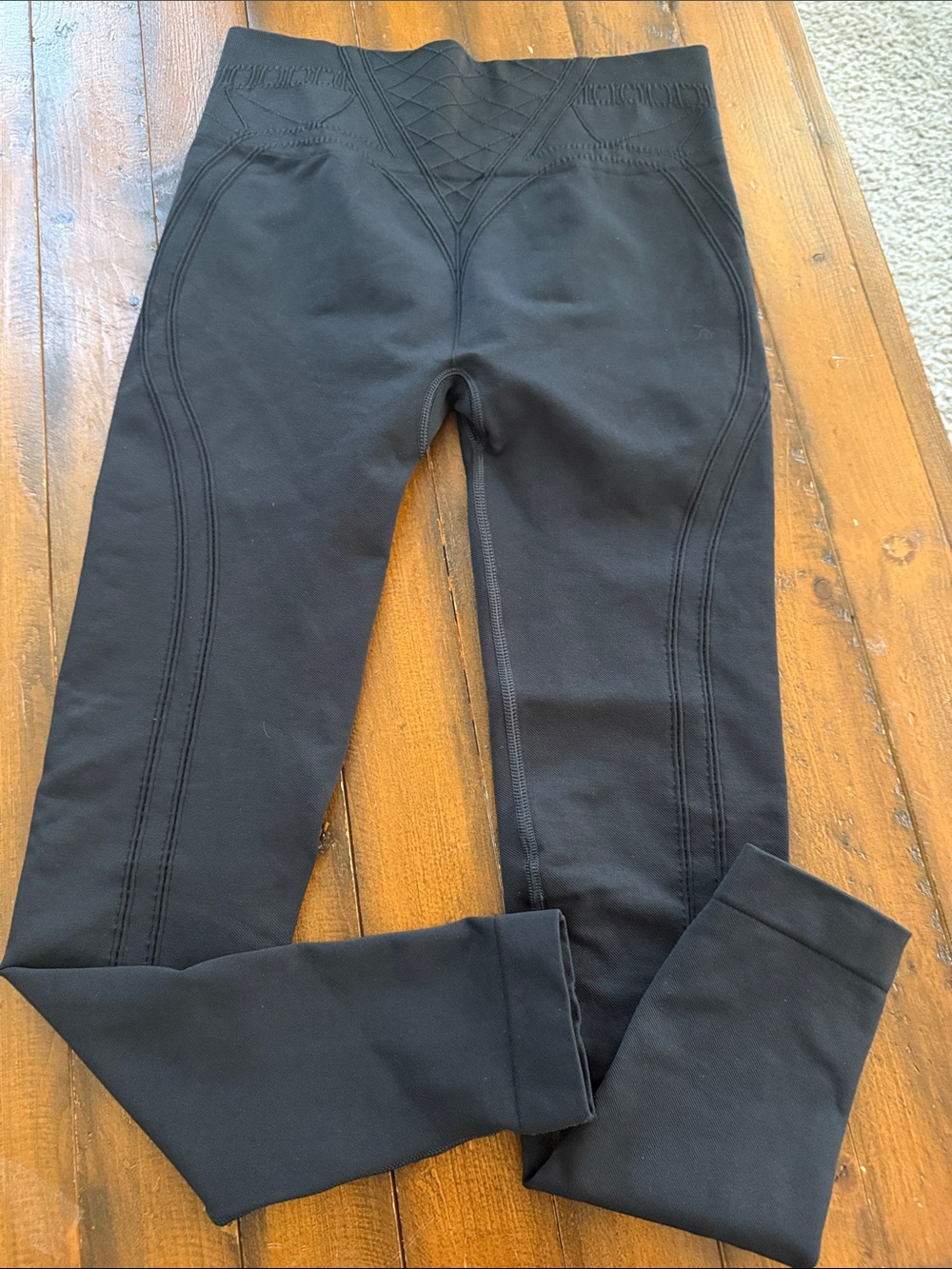 Gymshark Black Seamless High-Rise Leggings - Picture 3 of 3